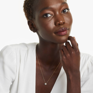 0.50 Carat Lab Created Diamond Solitaire <b>Pendant</b> Necklace in <b>Solid</b> <b>Gold</b> Elegant Sustainable Jewelry for Formal and Casual Wear - Product Image 3