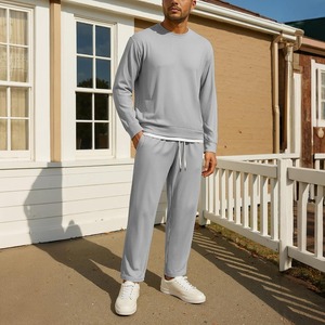 Classic Unisex Sweatsuit 2 Piece Set <b>Crewneck</b> Sweatshirt Jogger Pants Comfortable Casual Everyday Wear - Product Image 5