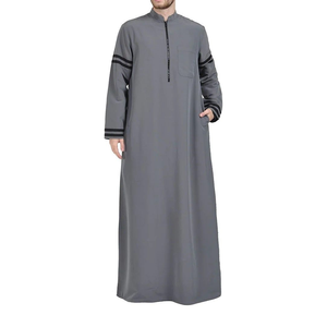 Men <b>Modest</b> Wear Muslim Thobe Traditional Long Robe for Islamic Clothing Stores - Product Image 5