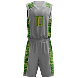 Custom Reversible Basketball Uniform Set Sublimation Printed Jersey and Shorts for Men Youth and School Teams - Product Image 5