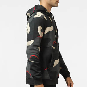 Sweat à capuche de chasse d'hiver personnalisé professionnel pour homme, 100 % coton, service OEM, performance extérieure, poche kangourou - Product Image 4