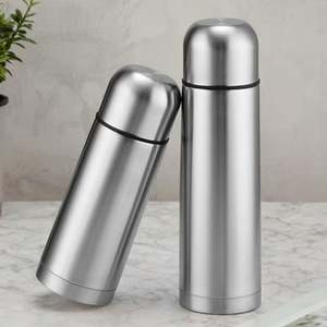 Botella de Agua con Aislamiento de Doble Pared de Acero Inoxidable, Diseño Creativo con Forma de Bala, 750 ml, a Prueba de Fugas, Termo - Product Image 2