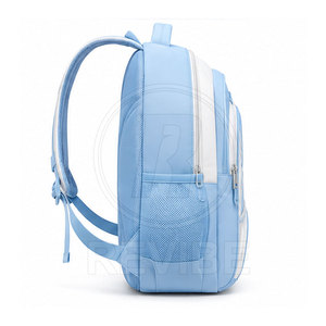 Practical Nylon School <b>Backpack</b> 30-40L Large Capacity Zipper Compartments Lightweight Eco-Friendly Adjustable <b>Strap</b> for College - Product Image 3