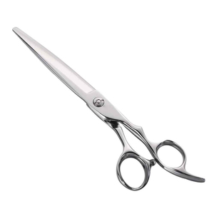 Ciseaux de coiffure professionnels en acier inoxydable, lame tranchante, pour droitiers, manche long, ciseaux de coupe de cheveux professionnels pour salon - Product Image 1