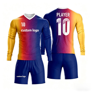Custom Logo Printing Uniforms Sportswear Set Team Training <b>Soccer</b> Jersey Sets - Product Image 4