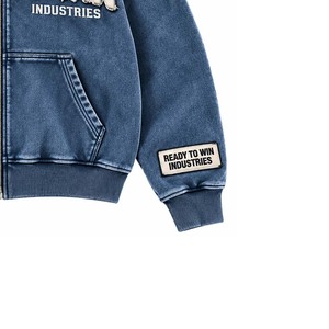 Pull à capuche surdimensionné pour homme Ready to Win Industries, en jersey imperméable, écologique, respirant, avec poche en coton, idéal pour l'hiver - Product Image 5