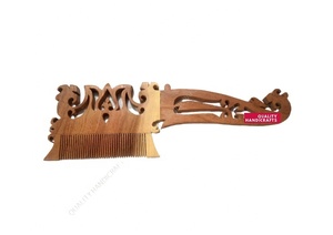 Wholesale High Quality Handcrafted Wooden Hair Comb Eco-Friendly WoodComb for Hair <b>Beard</b> <b>Care</b> Custom Logo Home Use Direct India - Product Image 3
