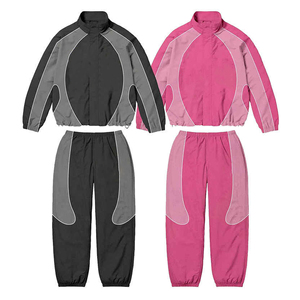 Unisex Luxury Winter Casual Windbreaker Jacket Set Athletic Tracksuit <b>Pullover</b> Zip Polyester/Cotton Quick Dry Custom Colors - Product Image 6