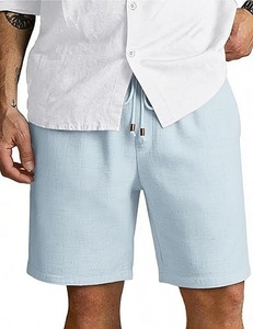 Shorts pour hommes à taille haute élastique - Vêtements décontractés - Product Image 3