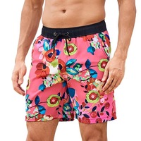 Shorts de bain pour hommes à deux couches, séchage rapide, respirants, imperméables, couleurs et logo personnalisables, haute qualité, été, surf