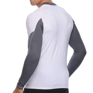 <b>mens</b> <b>compression</b> <b>shirt</b> short sleeve gym fitness athletic wear tight fit breathable quick dry stretch sports training wear - Product Image 2