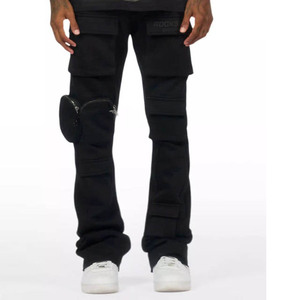 Pantalon de sport en molleton de coton pour homme, idéal pour l'entraînement, la gym, le fitness, le jogging, style actif et confortable pour l'hiver - Product Image 1