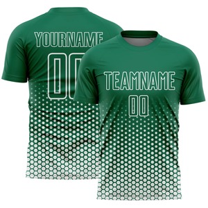 Conjunto de Uniforme de Fútbol de Manga Corta con Cuello Redondo, Rayas, Secado Rápido, Personalizable, 100% Poliéster, Unisex, para Adultos, Todas las Temporadas, con Logotipo Personalizado - Product Image 2