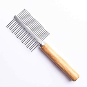 <b>Pet</b> Double-Sided Stainless Steel Comb Professional Top Quality Grooming Comb Pin <b>Brush</b> for Dogs Cats Durable Reusable Detangle - Product Image 1