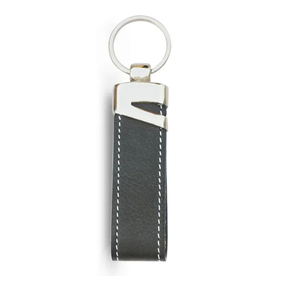Customized Brown Leather Keyring <b>Stitched</b> Design Leather Keyring Best <b>Gifts</b> Used - Product Image 3