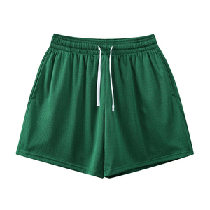 Shorts de sport en mesh pour hommes, logo personnalisé, taille élastique, séchage rapide, respirant, course à pied, fitness, gym, basketball, entraînement - Product Image 1