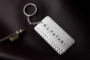 Silver plated keychain - Product Image 1