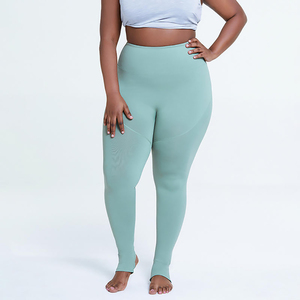 Leggings de sport taille haute en nylon pour femme, respirants, tricotés, avec effet push-up fessier, pour le fitness - Product Image 6