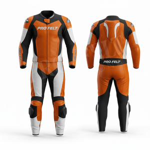 Nouvelle combinaison de course moto en cuir style 2026 – Équipement de protection respirant et coupe-vent pour la piste - Product Image 5