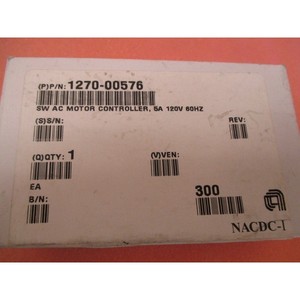 Contrôleur de moteur AC AMAT 1270-00576 SW, 5A 120V 60HZ - Équipements et pièces semi-conductrices d'occasion fiables à l'échelle mondiale chez - Product Image 1