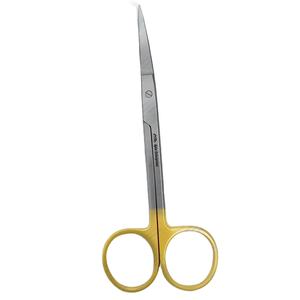 Tijera médica Goldman de alta calidad, instrumentos médicos de 13cm, nitidez de corte superior, acero inoxidable alemán con mangos dorados - Product Image 1