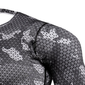 Lightweight Stretch Fitness Training <b>Base</b> <b>Layer</b> Gym Compression Sports Wear Active Fitness <b>Long</b> <b>Sleeves</b> Compression Shirt - Product Image 4