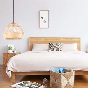 Lampe en bambou et rotin, best-seller, éclairage durable pour la décoration d'hôtel - Product Image 3