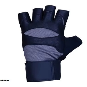 Guantes de Gimnasio GEO BROTHERS de Cuero para Levantamiento de Pesas, Diseño de Guante Parcial Unisex para Ejercicios de Levantamiento de Pesas - Product Image 3
