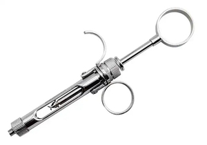 Seringue aspirante manuelle réutilisable en acier inoxydable pour cartouche dentaire, équipement chirurgical certifié CE - Product Image 2