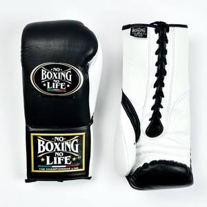 Original Lace <b>up</b> No Boxing No Life Cowhide Leather Boxing <b>Gloves</b> Padding Full Finger Moisture Wicking Boxing RL-BG-235 - Product Image 4