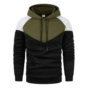 Sweat-shirt polaire uni pour homme avec manches raglan contrastantes, multicolore, coupé-cousu, personnalisable, fournisseur en gros - Product Image 4