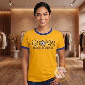 Camiseta Casual para Mujer Sigma Gamma Rho, Ropa de Sororidad, Jersey de Algodón, Verano, Ecológica, Transpirable, Antiarrugas, Manga Corta - Product Image 3