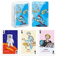 Juego de Cartas Educativas ROYAL - Aprendizaje de Vocabulario sobre Profesiones, Papel de 310 g/m² con Revestimiento a Base de Agua, Tamaño Bridge 58x88 mm, 54 Cartas por Paquete