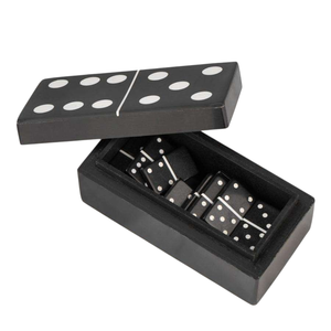 Juego de Dominó de Resina Hecho a Mano Ecológico, 28 Piezas, con Estuche de Almacenamiento, Venta al Por Mayor - Product Image 2
