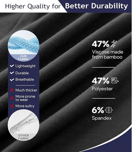 Pantalones Cortos Deportivos Casuales de Verano para Hombre, de Felpa, de Secado Rápido, Antiarrugas, con Dobladillo Dividido, Cintura Elástica Alta, Transpirables, para Yoga - Product Image 4