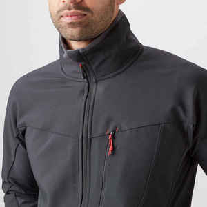 Plain Color Block Hooded Waterproof Windbreaker Jacket Unisex Custom Logo Outdoor Hiking Softshell Track Jacket <b>Men</b> - Product Image 2