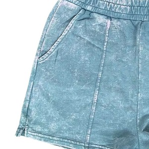 Shorts en coton taille haute pour homme, couleur unie, décontractés, style jogging, avec poches, taille élastique - Product Image 6