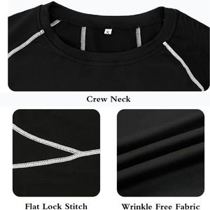 เสื้อรัดรูปป้องกันแสงแดดสำหรับเล่นเซิร์ฟ Rash Vest Rush Guard เสื้อผ้าป้องกันแสงแดดสำหรับผู้ชาย เสื้อคอมเพรสชั่น UPF 50 Rashguard ผู้ชาย Rash Guards - Product Image 4