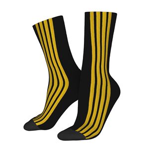 Knee High Solid Black Spandex Knitted Sweat-Absorbent Summer <b>Socks</b> Regular Style for Women and Men - Product Image 3