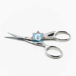 Stainless Steel Embroidery <b>Scissors</b> With Decorative Handle For <b>Sewing</b> And Hairdressing - Product Image 5
