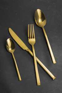 5 ensembles de couverts de luxe pour mariage, décoration de table, couverts dorés, gravure personnalisée, couverts fantaisie à vendre - Product Image 3