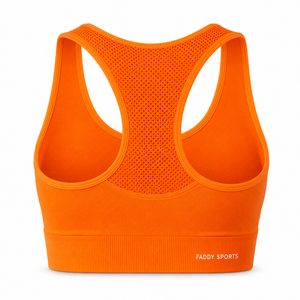 Seamless High Impact Sports Bra for Women Breathable Mesh Back Yoga <b>Crop</b> <b>Top</b> Push Up Running Fitness Gym Activewear Underwear - Product Image 3