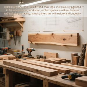 Set di 2 Sedie da Pranzo Imbottite in Cotone-Lino Grigio Senza Braccioli con Gambe in Legno Massello Nero per Cucina e Ristorante - Product Image 3