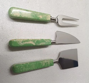 Indian Factory Direct Sale FAIZA CRAFT Eco-Friendly Dishwasher Safe Resin Handle Stainless Steel Butter <b>Cheese</b> <b>Knife</b> <b>Set</b> for - Product Image 2
