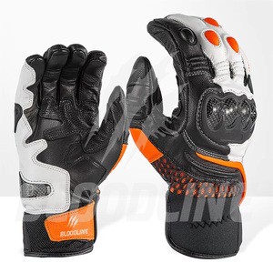 Breathable sporty black leather <b>gloves</b> Four seasons cycling <b>gloves</b> Motorcycle <b>gloves</b> for cycling - Product Image 1