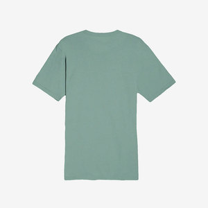 100% Airlume Combed <b>Ring</b> Spun Cotton 32 Single 4.2 oz Men's Regular Fit Jersey O-Neck Smart Casual Short Sleeve Front T-Shirt - Product Image 2