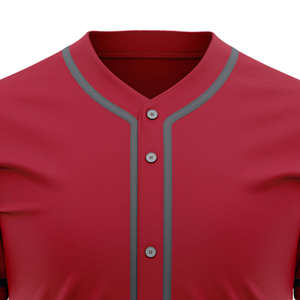 Camisetas de Béisbol de Manga Corta Personalizadas de Alta Calidad, Nueva Llegada, Poliéster/Algodón, Cierre de Cremallera con Doble Correa, Bolsillos - Product Image 4