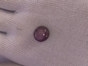 ทับทิมธรรมชาติ 12.44 กะรัต สีแดงอมม่วง คอรันดัม |   พลอยรูปไข่ขนาดใหญ่แบบหลวม - Product Image 2