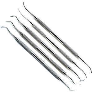 Ensemble de détartreurs dentaires durables en acier inoxydable, idéal pour les cliniques et les soins à domicile, détartreur dentaire confortable CE ISO par Grip Surgical - Product Image 3