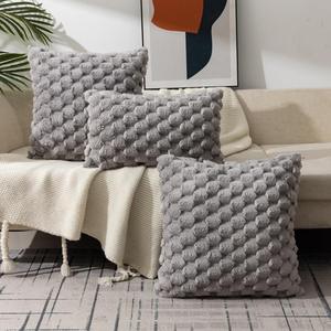 50x50cm Velvet Cushion <b>Cover</b> Square <b>Throw</b> Pillow Solid Color <b>Bed</b> Cushion Lumbar Pillow for Living Room Home Decor Wholesale - Product Image 5